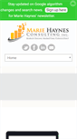Mobile Screenshot of mariehaynes.com